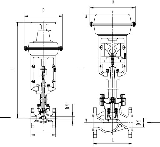 Клапан криогенный запорный с пневмоприводом