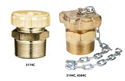 Наполнительные клапаны серии 3174С и 3194С для стационарных емкостей с дополнительными обратными клапанами