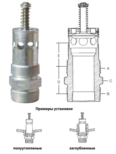 Скоростные клапаны серий A7537, A7539, A8523 и A8525 для резервуаров