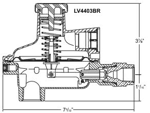 Регулятор давления Rego LV4403BR