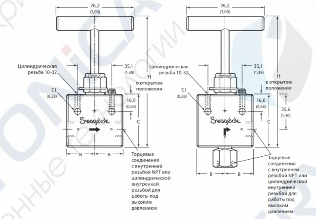 Swagelok igol vusokoe davlenie