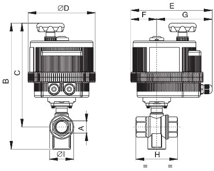 shema sharovoj_kran_s_elektroprivodom_8e044t__8e087l