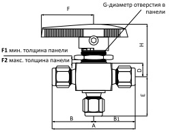 Серия 112 Шаровые краны без застойных зон для систем газового анализа