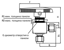 Серия 112 Шаровые краны без застойных зон для систем газового анализа