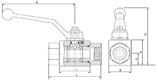 Краны по DIN стандарту серии 115