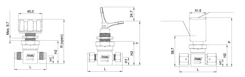 Сильфонные клапаны серии BLSV