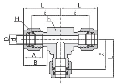 Тройник муфтовый СТА