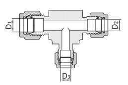 Тройник понижающий CTR