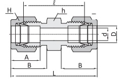 Фитинг прямой CUA