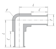 Угольник с плечиками