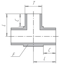 H-MTA тройник понижающий