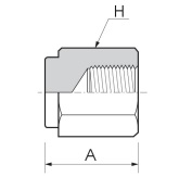 H-SCA Заглушка с внутренней резьбой