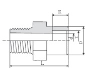 Штуцер с наружной резьбой (H-SSD)