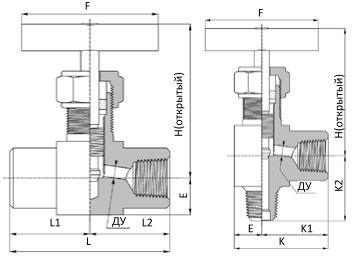 Серия SV Игольчатые однокорпусные вентили, изготовленные из металлопроката