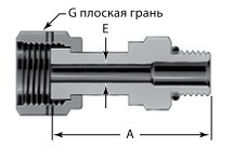 Соединитель с наружной резьбой SAE/MS