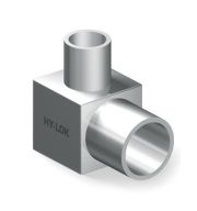 Переходник угловой приварной для чистых сред понижающий серии H-MLA