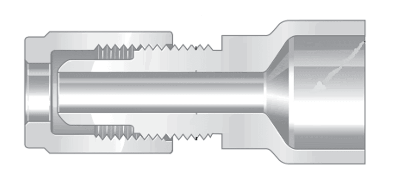 Фитинги высокой чистоты из перфторалкокси компактные переходники наружная и внутренняя развальцовка