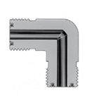 Фитинг угловой конфигурации с торцевым кольцевым уплотнением VCO