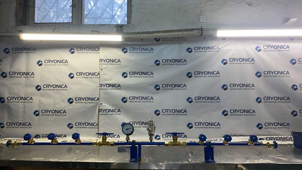 Рампа наполнительная  на 4 баллона РНП 02/02/200