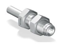 Соединитель приварной с наружной резьбой и креплением на панель для чистых сред серии H-ZHBT