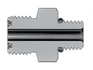 Фитинг угловой конфигурации с торцевым кольцевым уплотнением VCO с наружной резьбой SAE/MS