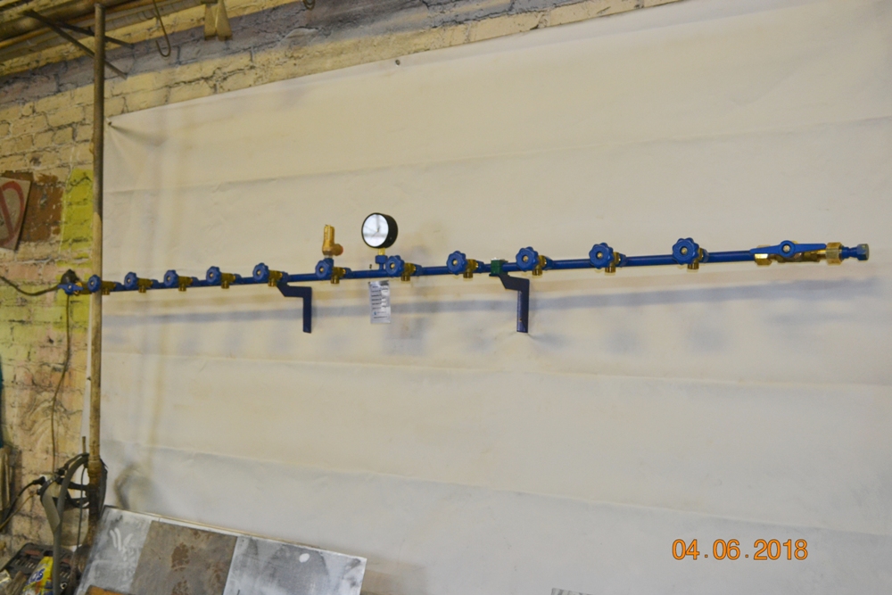 Рампа наполнительная на 10 баллонов РН 01/10/200