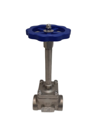 Запорный клапан криогенный типа DJ-50D с фланцевым креплением крышки