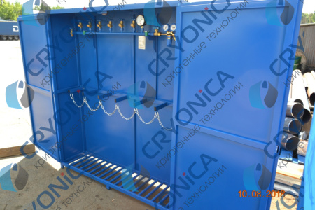 Рампа разрядная на 6 баллонов  РР 01/06/200