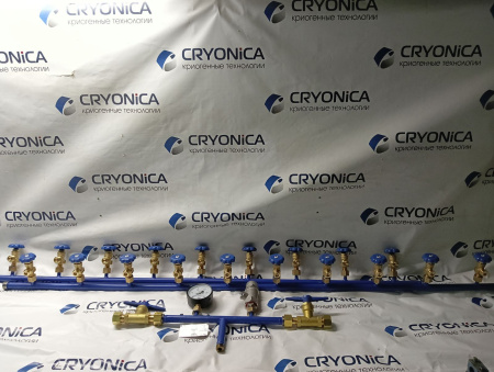 Рампа наполнительная на 15 баллонов  РН 01/15/200