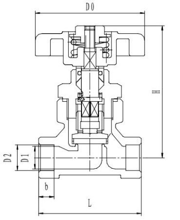 Криогенный запорный клапан CCK T358DA10-15 PN64