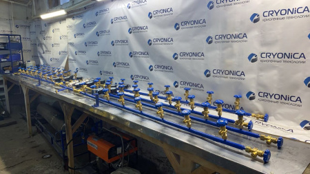 Рампа наполнительная  на 40 баллонов РНП 02/20/200 Рампа наполнительная  на 40 баллонов РНП 02/20/200