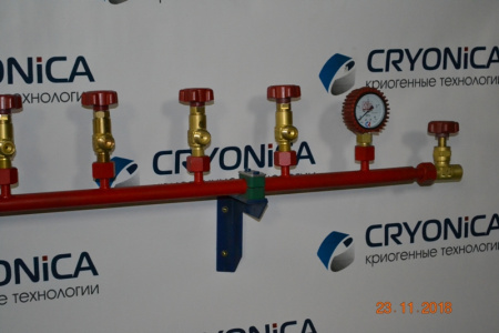 Рампа разрядная ПРОПАНОВАЯ на 8 баллонов РР 01/08/200