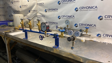 Рампа разрядная на 4 баллона РР 01/04/200 Рампа разрядная на 4 баллона РР 01/04/200