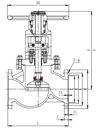 Запорный клапан CCK J41F-40P