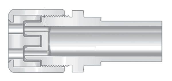 Фитинги с мультиразвальцовкой из винилиденфторина переходной