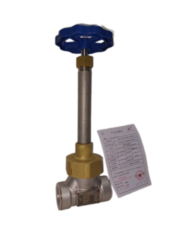 Запорный клапан криогенный типа DJ-25A с длинным штоком