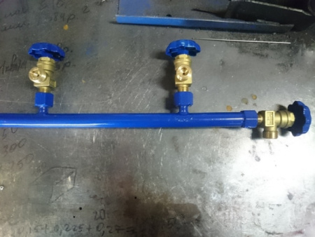 Рампа наполнительная на 2 баллона РН 01/02/200