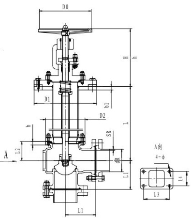 Криогенный запорный клапан угловой CCK T171DB65-100 PN10