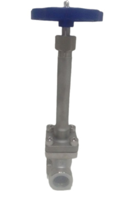 Запорный клапан криогенный типа DJ-40D с фланцевым креплением крышки