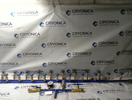 Рампа наполнительная на 15 баллонов  РН 01/15/200