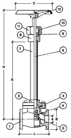 Криогенный запорный вентиль CAEN CRYO VCB 1150