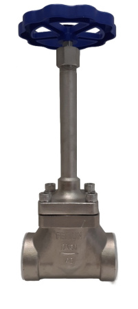 Запорный клапан криогенный типа DJ-50D с фланцевым креплением крышки