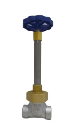 Запорный клапан криогенный типа DJ-20A с длинным штоком