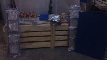 Обрешетка, упаковка