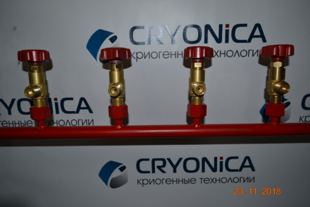 Рампа разрядная ПРОПАНОВАЯ на 8 баллонов РР 01/08/200