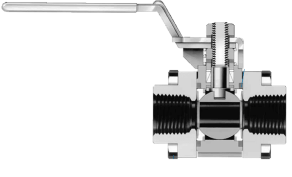 Шаровые краны  серии S60P для работы с паровыми системами