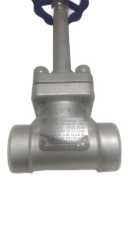 Запорный клапан криогенный типа DJ-40D с фланцевым креплением крышки