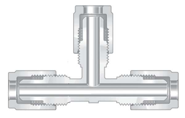 Фитинги высокой чистоты из перфторалкокси муфты тройники прямые