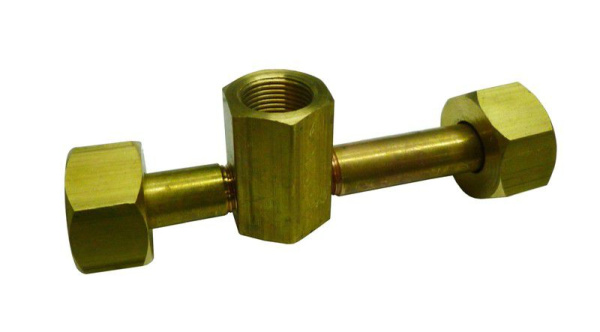 Тройник рамповый под манометр G 3/4''