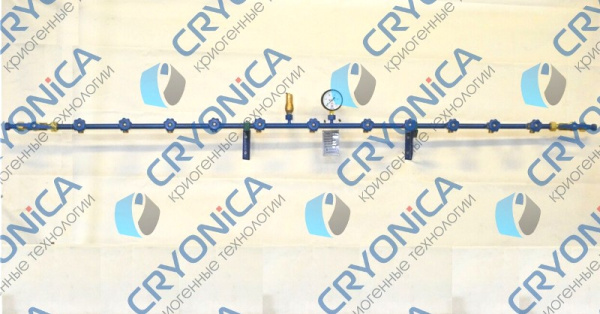 Рампа наполнительная на 10 баллонов РН 01/10/200 Рампа наполнительная на 10 баллонов РН 01/10/200